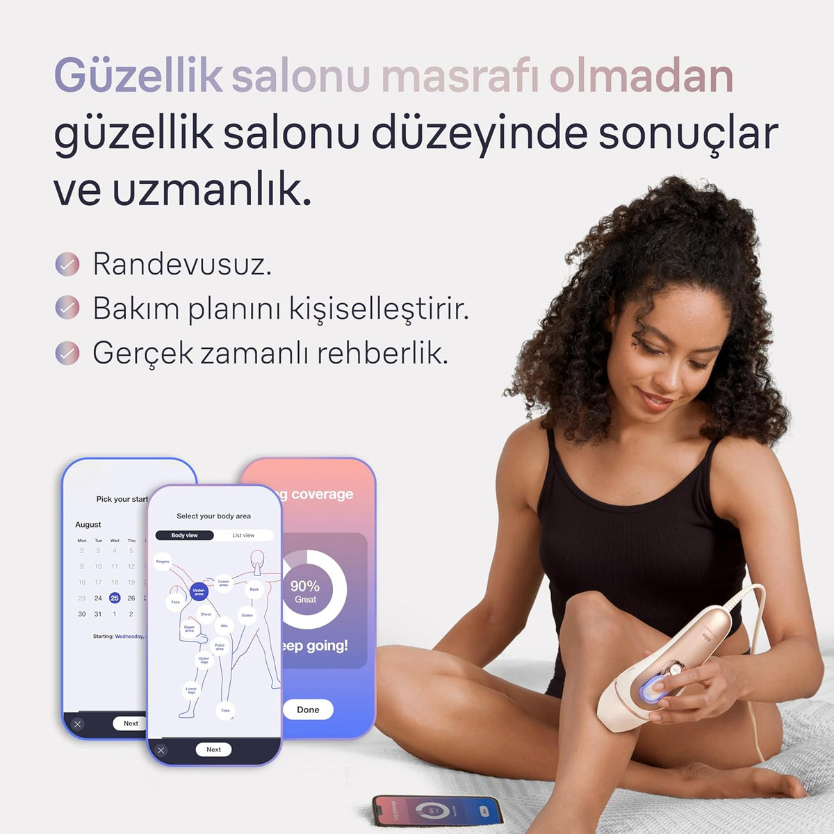 Braun Smart IPL Skin i·expert, Hair Removal for Home, Free App, PL7147