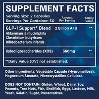 NutraPep GLP-1 Support Weight Loss Probiotic Prebiotics Capsule Supplement