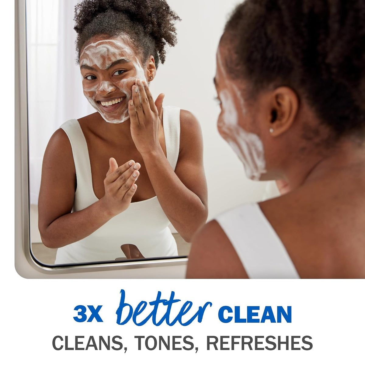 Olay Cleansing Melts + Hyaluronic Face Cleanser, 64 ct. total (2 x 32 ct.), Water-Activated Face Wash to Clean, Tone, and Refresh, Fragrance-Free