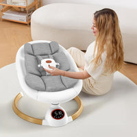 Baby Swings for Infants, Electric Baby Swing with 5 Speeds and Preset Lullabies, USA Product