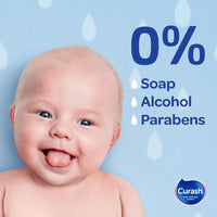 Curash Simply Water Baby Wipes - Ideal for Newborns - 480 wipes