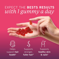 Biotin Gummies for Hair, Skin & Nails. 5,000 mcg 90 Gummies-usa made