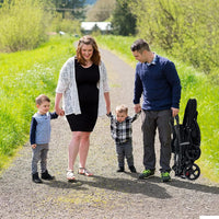 BABY JOY Foldable Tandem Twin Stroller