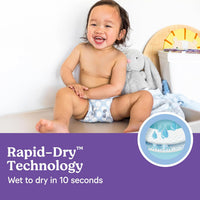Huggies Ultra Dry Nappy Pants Boy Size 4 (9-14kg) 124 Count (2 x 62 Pack)