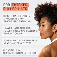 Nioxin Scalp + Hair Thickening System Kits | For Natural, Colored, & Damaged Hair with Light to Progressed Thinning | Strengthen & Boost Hair Density with Niacinamide & Biotin | 1 Month Supply