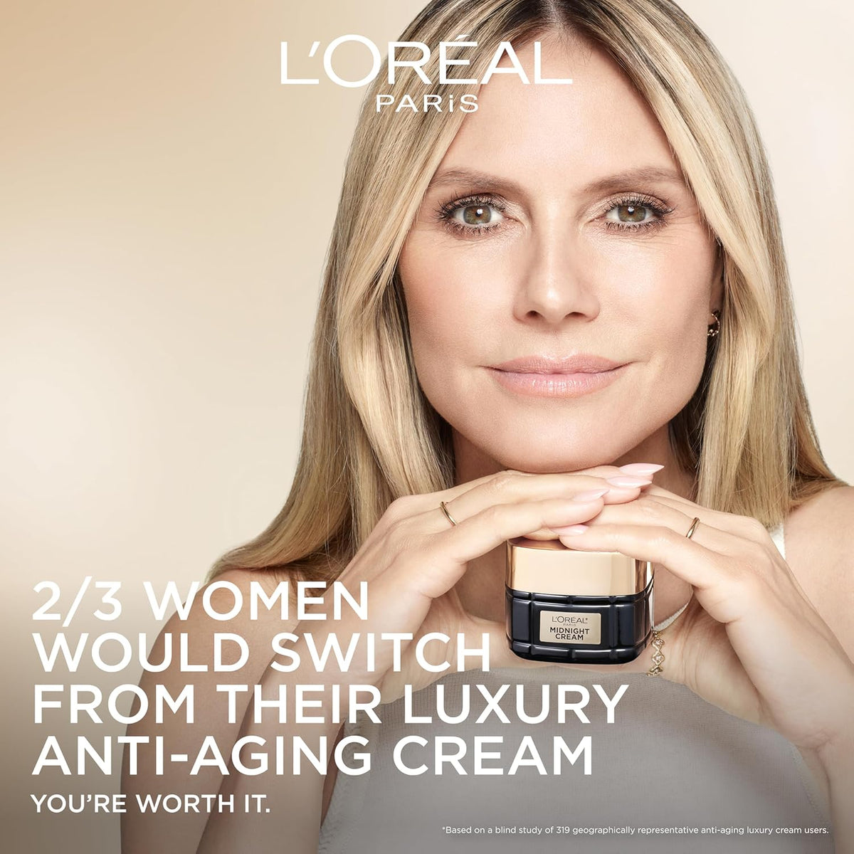 L'Oreal Paris Age Perfect Anti-Aging Midnight Cream, Face Moisturizer to Reduce Wrinkles and Firm Skin, 1.7oz