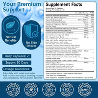 GLP-1 Supplement, 34-in-1 Formula to Support Healthy GLP1 Levels