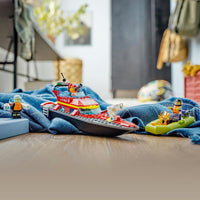 LEGO City Fire Rescue Boat Toy for 5+ Year Old Boys & Girls