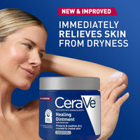 CeraVe Healing Ointment, Hydrating Skin Protectant With Petrolatum, Hyaluronic Acid & Ceramides 12oz