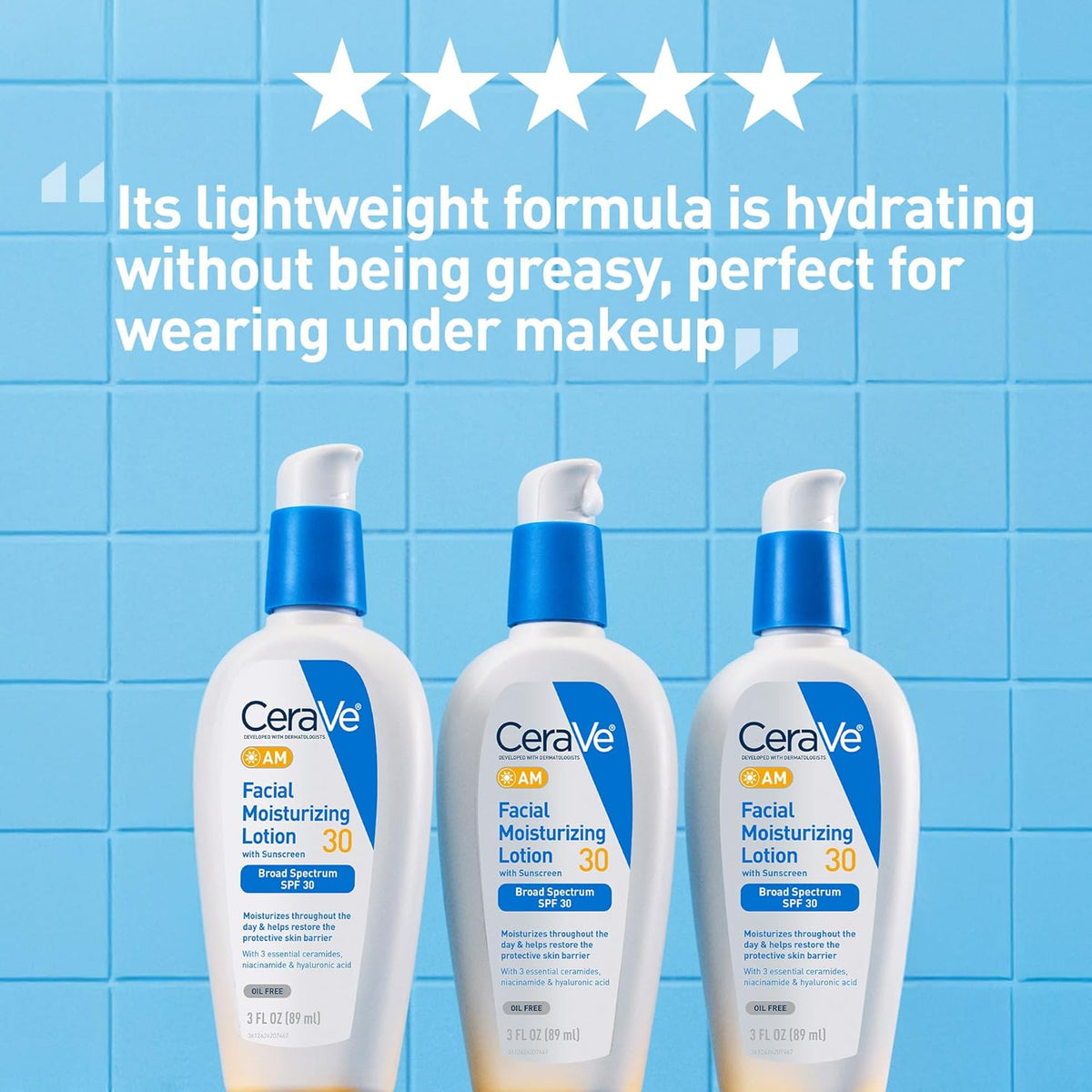 CeraVe AM Facial Moisturizing Lotion with SPF 30