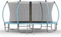 Advwin Kids Trampoline, Indoor Outdoor Rebounder w/Safety Enclosure Net