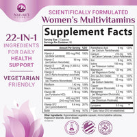 Multivitamin for Women - Once Daily Vitamins for Woman with Biotin, Calcium, Folate, Vitamin - 120 Capsules