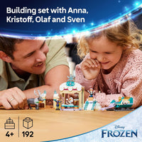 LEGO Disney Frozen Anna’s Sleigh Adventure, Princess Toy for 4+ Year Old Girls & Boys