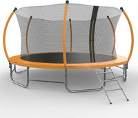 Advwin Kids Trampoline, Indoor Outdoor Rebounder w/Safety Enclosure Net