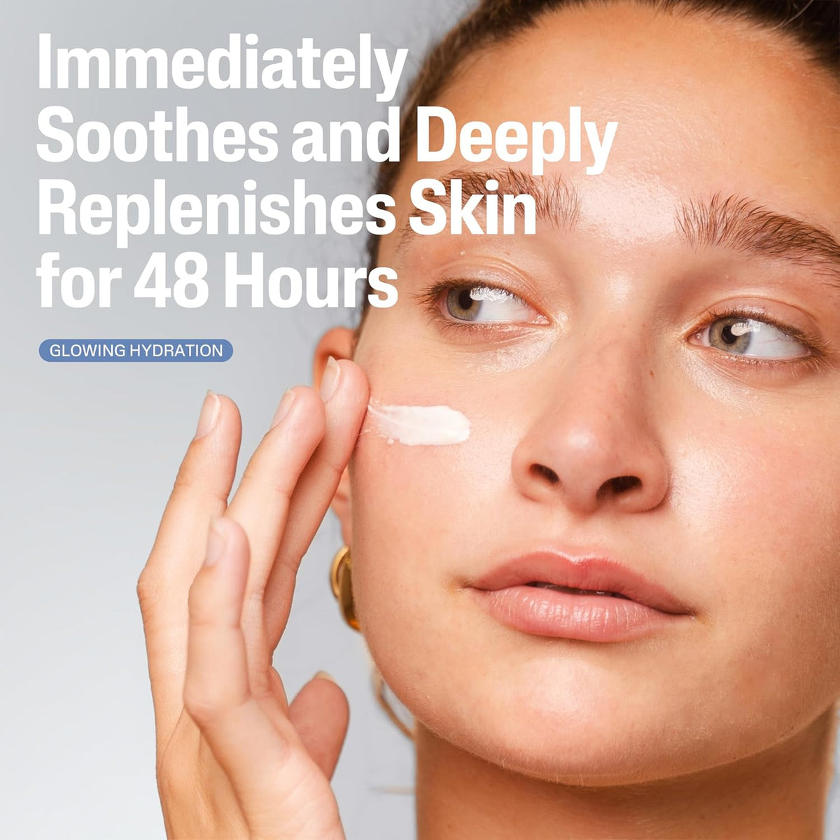 Cetaphil Deep Hydration Healthy Glow Daily Face Cream, 1.7 oz, 48 Hour Dry Skin Face Moisturizer for Sensitive Skin