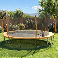 Advwin Kids Trampoline, Indoor Outdoor Rebounder w/Safety Enclosure Net