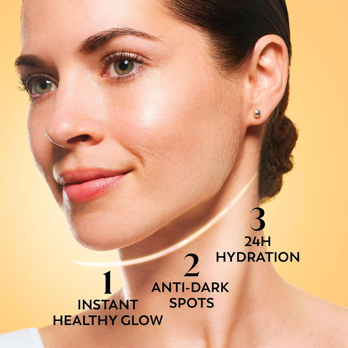 Olay Vitamin C Brighten & Glow 3in1 Moisturising Fluid SPF50+ Hydrating Skincare Moisturiser