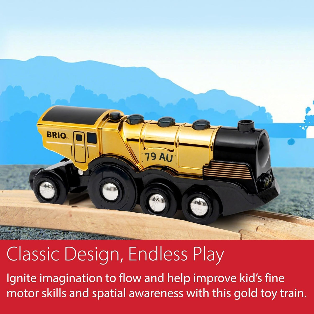 BRIO - Mighty Gold Action Locomotive