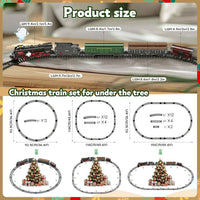 Remote Control Train Set for Kids 3+, Electric Train with Smoke & Lights