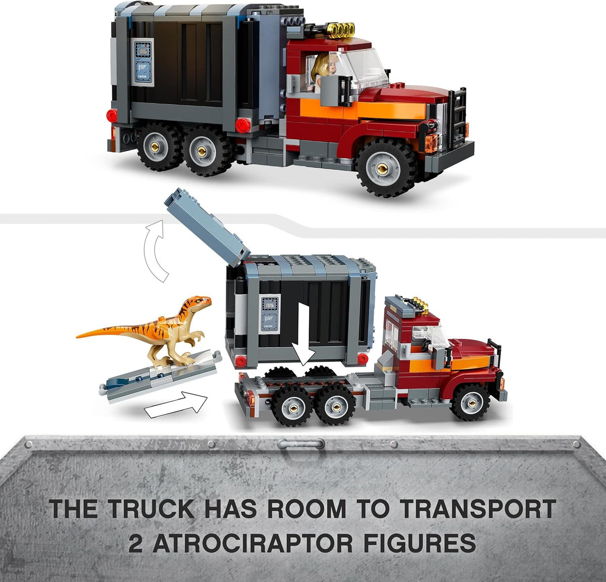 LEGO® Jurassic World T. rex & Atrociraptor Dinosaur Breakout 76948 Building Kits Aged 8 and Up