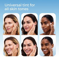 Eucerin Sun Tinted Sensitive Mineral Face Sunscreen Lotion SPF 35, Non-Comedogenic Mineral Sunscreen with Gentle Zinc Oxide Protection for Sensitive Skin, 1.7 Fl Oz Bottle