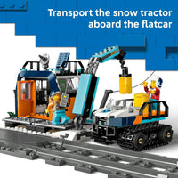 LEGO® City Explorers’ Arctic Polar Express Train 60470 Set for Fans of STEM Toys and Pretend Play Aged 7 and Up