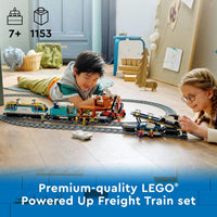 LEGO® City Freight Train 60336 Building Kit; Powered Up Toy Train Set for Ages 7+