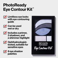 Revlon Eyeshadow Paette, PhotoReady Eye Makeup, Creamy Pigmented in Blendable Matte & Shimmer Finishes 505 Impressionist, 0.01 Oz