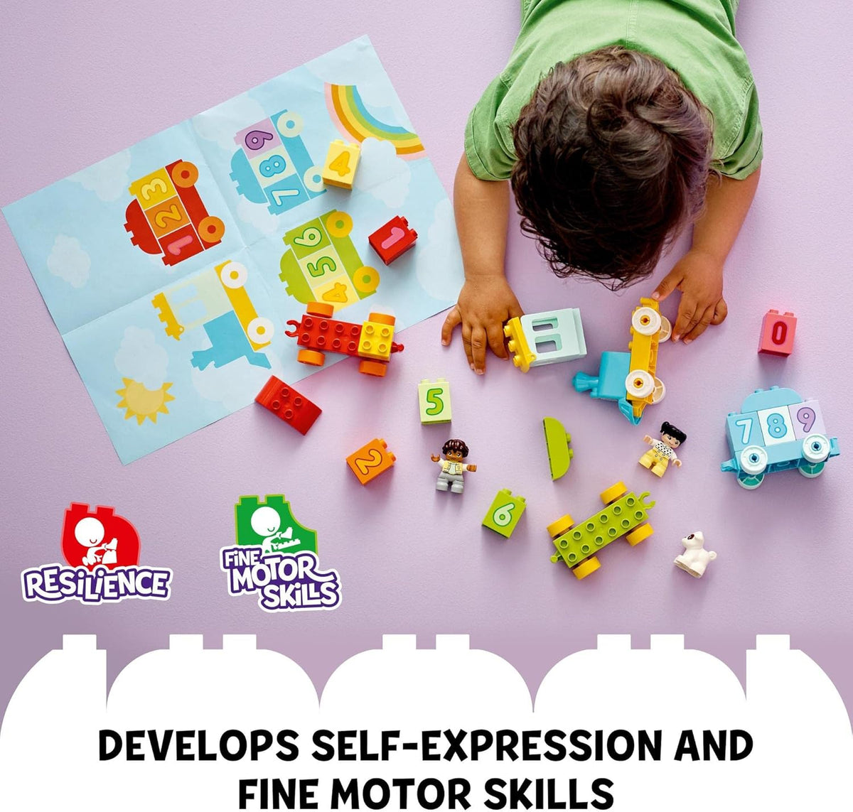 LEGO DUPLO My First Number Train - Learn to Count Building Toy