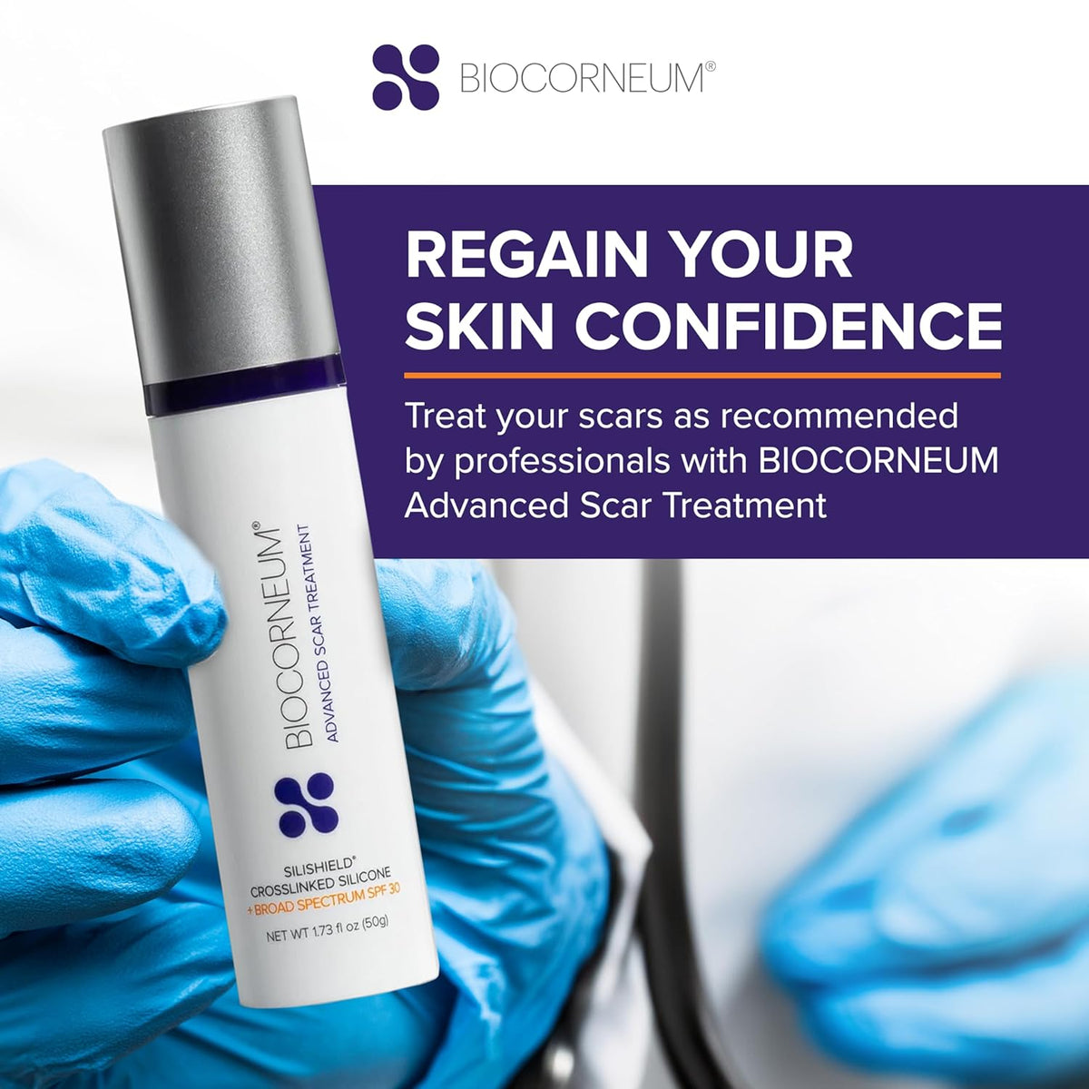 Advanced Scar Treatment with Silishield® & SPF 30 10g – Made in the USA