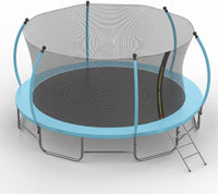 Advwin Kids Trampoline, Indoor Outdoor Rebounder w/Safety Enclosure Net
