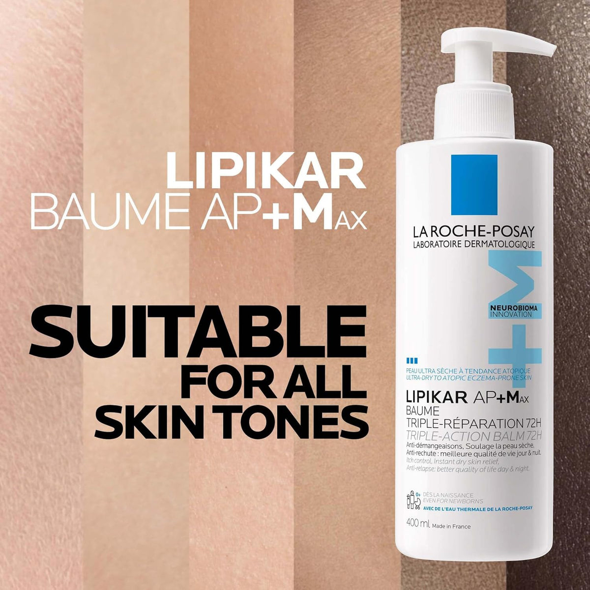 La Roche-Posay Lipikar AP+Max Baume Body Balm for Eczema-Prone Skin