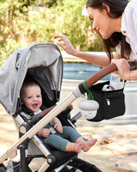 Skip Hop Stroller Organizer with Cup Holders, Grab & Go, Black