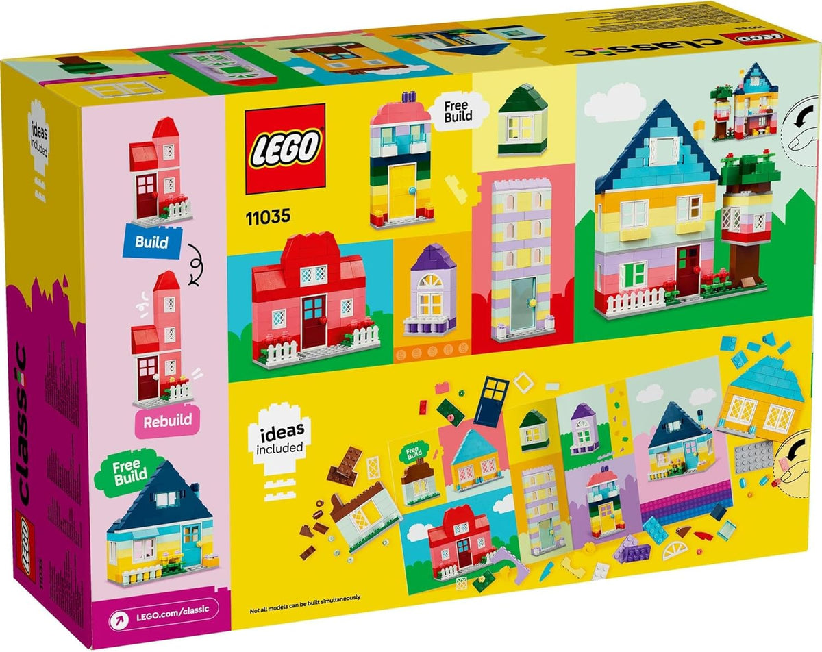 LEGO® Classic Creative Houses 11035 Brick Building Sets for Kids, Aged 4 and Over