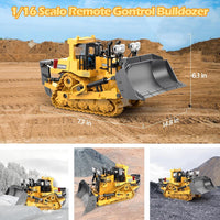 Bulldozer Toys for Boys,Construction Remote Control Bulldozer