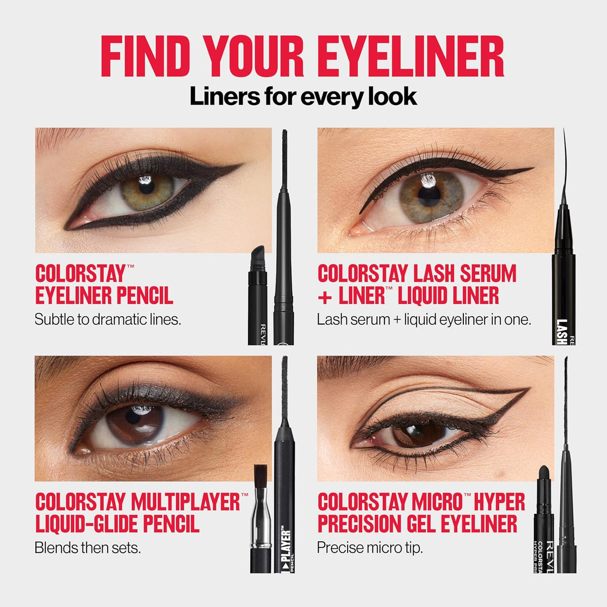 Revlon ColorStay Eyeliner Pencil, Black