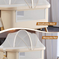 Adjustable 3 in 1 Baby Bassinets, Baby Bassinets Bedside Sleeper