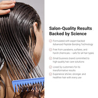 LifeCell Repairing Hair Mask – Restorative Bonding Treatment with Bioactive Peptides, Keratin, Plant Collagen, Shea Butter & Coconut Oil – Deep Nourishment & Strength for All Hair Types