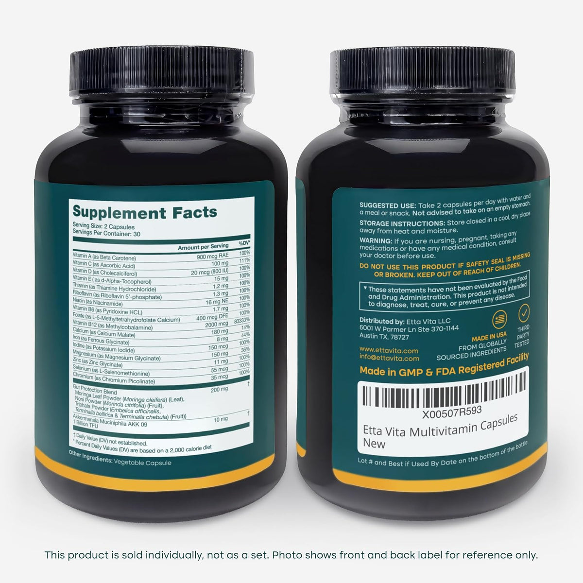 GLP-1 Companion Multivitamin for Weight Loss Journey and Gut Health Support