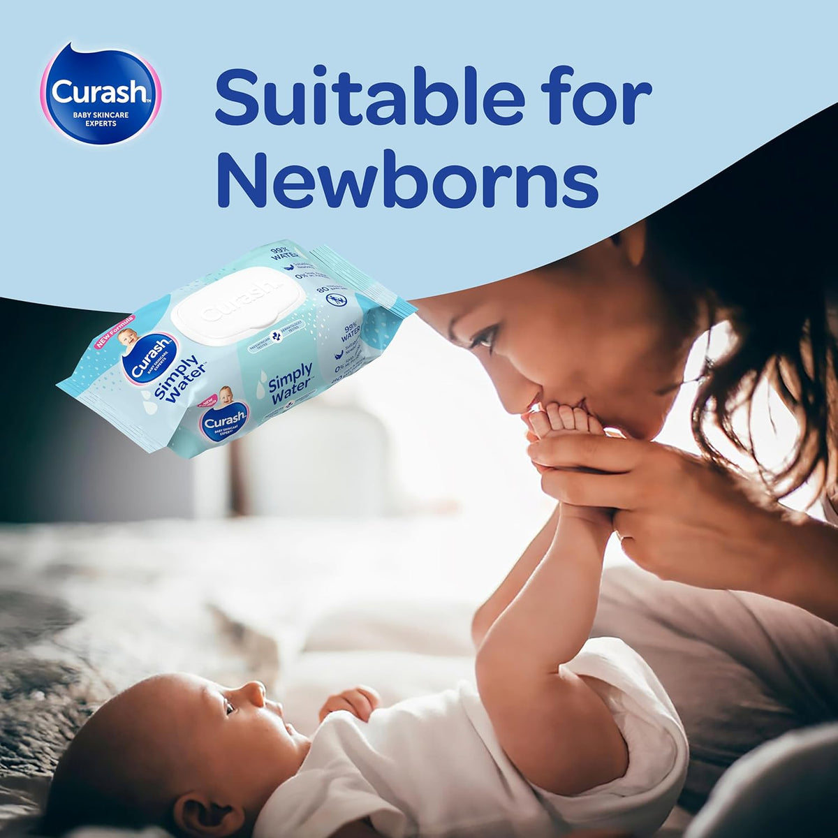 Curash Simply Water Baby Wipes