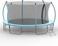 Advwin Kids Trampoline, Indoor Outdoor Rebounder w/Safety Enclosure Net