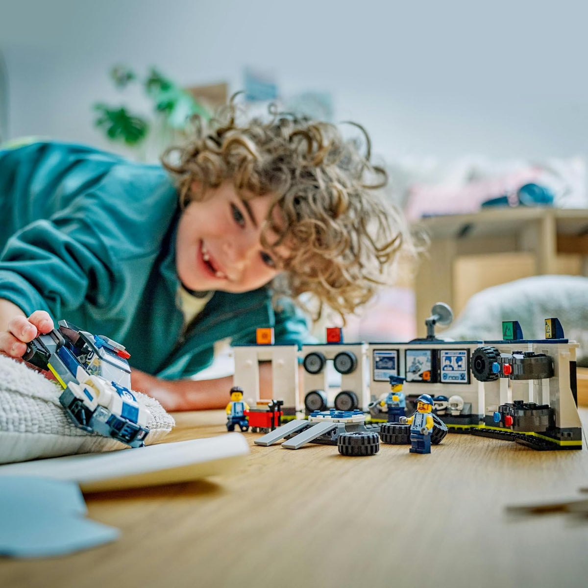 LEGO® City Custom Police Car Garage 60457 Toy Set for Real-Life Heroes Aged 6 and Up