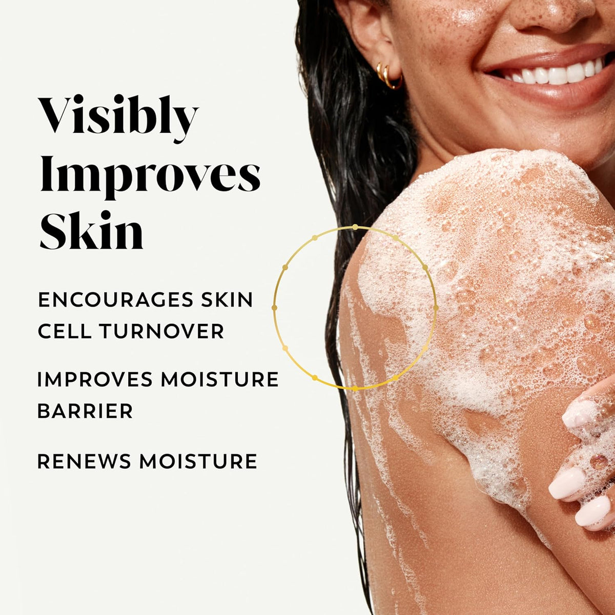 Olay Body Wash for Women, Intensely Hydrating, Hyaluronic Acid Serum Complex, Renews Moisture, Vitamin B3 Lameller Technology, For All Skin Types, 20 fl oz (Pack of 4)