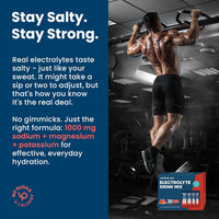 Venture Pal High Sodium Sugar Free Electrolytes Powder Packet - Hydration Packets with Vitamin, Sodium & Potassium | Zero Calories | Vegan, Keto & Paleo Friendly Electrolyte Drink Mix - 30 Sticks