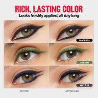 Revlon Pencil Eyeliner, ColorStay Eye Makeup with Built-in Sharpener, Waterproof, Smudge-proof, Longwearing with Ultra-Fine Tip, 201 Black, 2 Pack