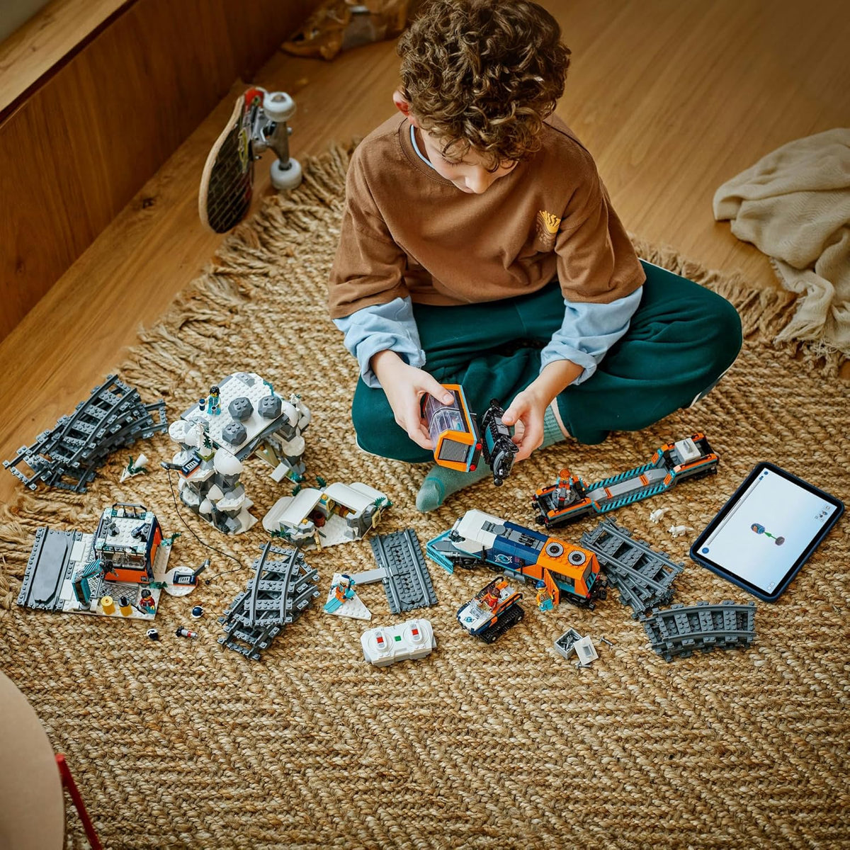 LEGO® City Explorers’ Arctic Polar Express Train 60470 Set for Fans of STEM Toys and Pretend Play Aged 7 and Up