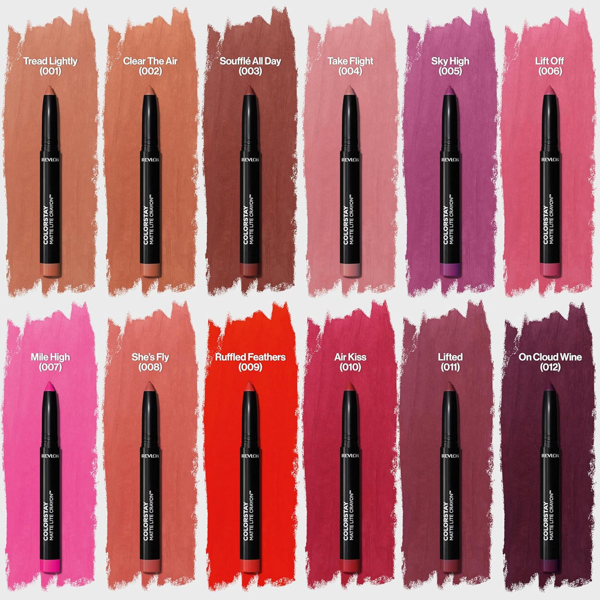 Revlon Colorstay Matte Lite Crayon Lipstick, She's Fly