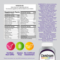 Centrum Silver Women's Multivitamin for Women 50 Plus, Multivitamin/Multimineral Supplement with Vitamin D3, B Vitamins, Non-GMO Ingredients- 200 Ct