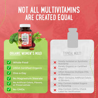 Mama Natural Organic Women's Multivitamin – Whole Food Based
