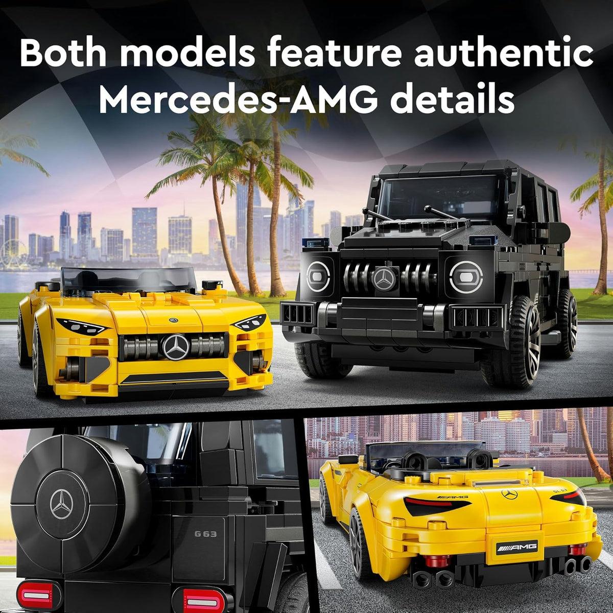 LEGO Speed Champions Mercedes-AMG G 63 & Mercedes-AMG SL 63 Set